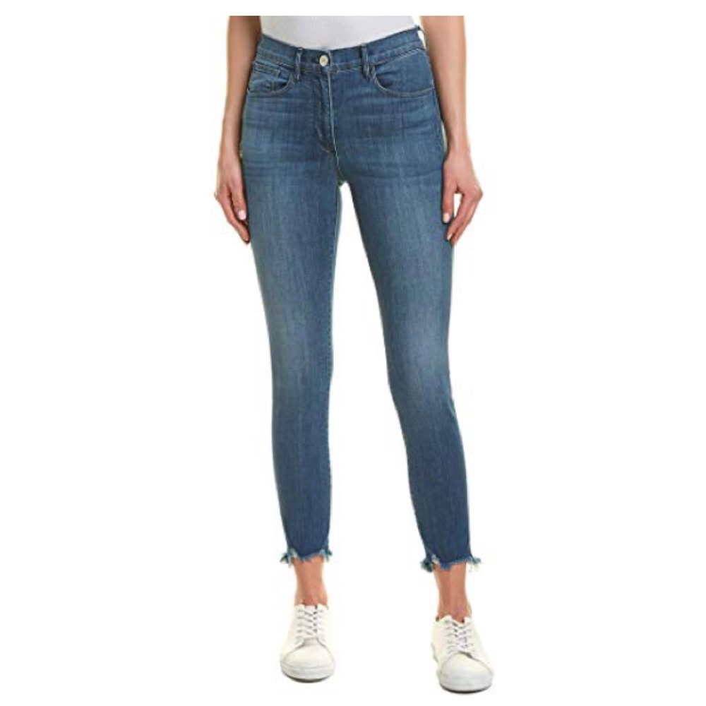 Joe’s Jeans Frayed Ankle Crop Skinny Jeans 26